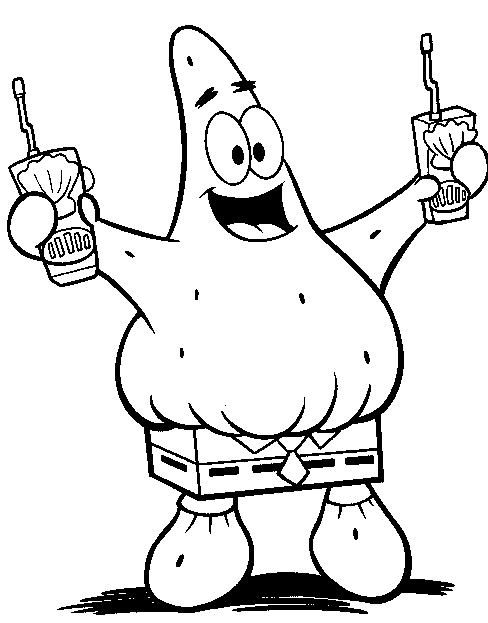 Sponge Bob kolorowanki